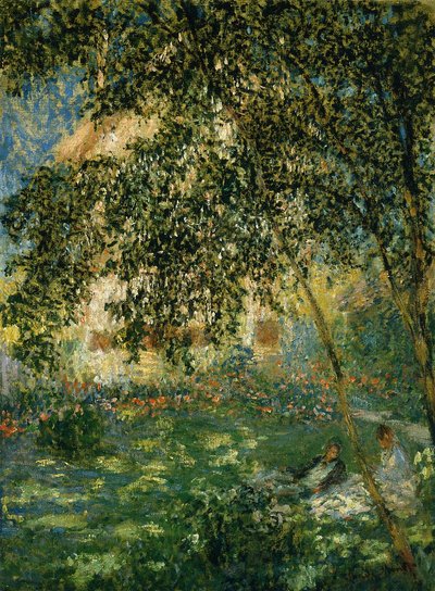 El descanso en el jardín, Argenteuil de Claude Monet